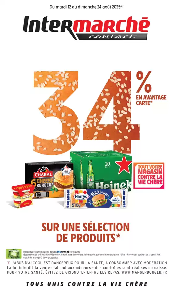 Catalogue Intermarché Contact à Aujargues | GEN AOUT 3 | 2025-08-12T00:00:00.000Z - 2025-08-24T00:00:00.000Z