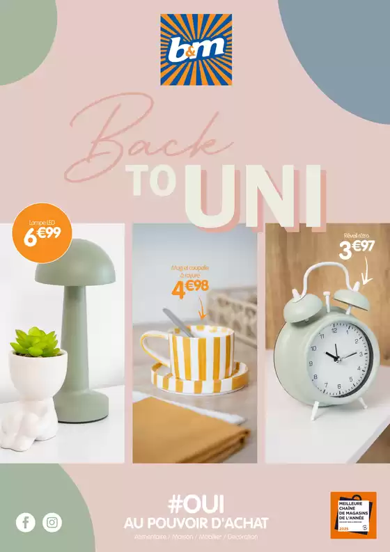 Catalogue B&M à Thionville | Back to Uni | 2025-08-06T00:00:00.000Z - 2025-09-30T00:00:00.000Z