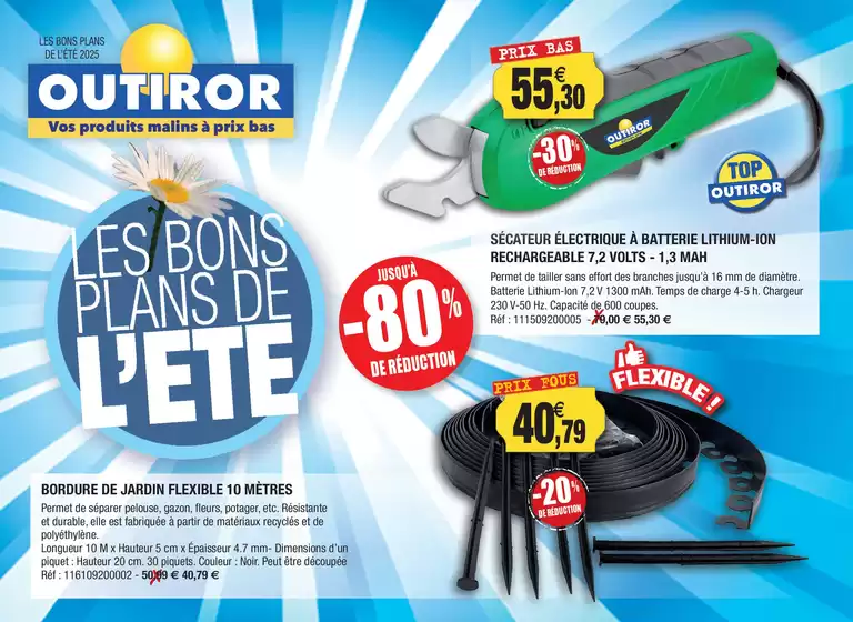 Catalogue Outiror à Daumazan-sur-Arize | Les bons plans de l'été | 2025-08-06T00:00:00.000Z - 2025-08-31T00:00:00.000Z
