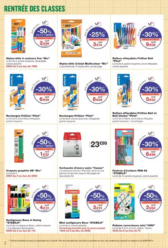 CATALOGUE PROMOTIONNEL