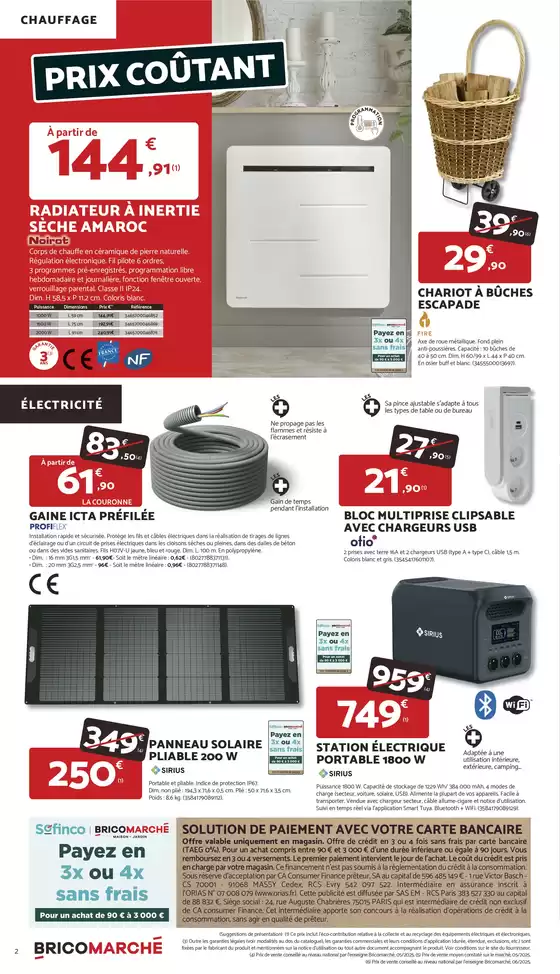Bricomarché Les rendez-vous à prix plaqués !