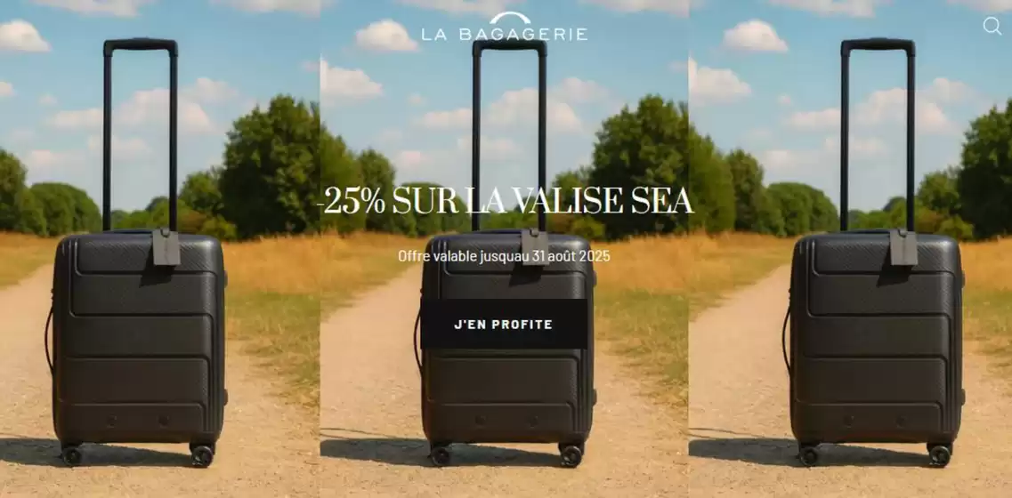 -25% sur la valise sea