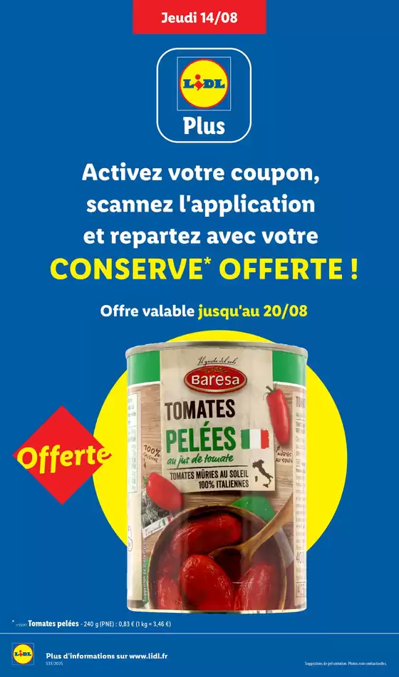 Vos produits du quotidien sont en format XXL chez Lidl, faites des économies !
