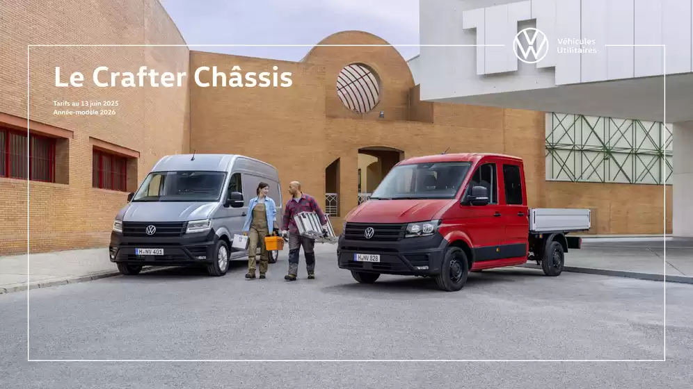 Catalogue Volkswagen à Aubenas | Le Crafter Châssis | 2025-08-07T00:00:00.000Z - 2026-03-31T00:00:00.000Z