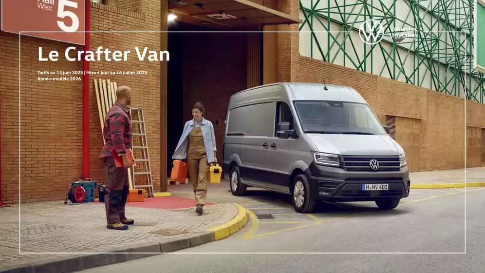 Catalogue Volkswagen à Aubenas | Le Crafter Van | 2025-08-07T00:00:00.000Z - 2026-03-31T00:00:00.000Z