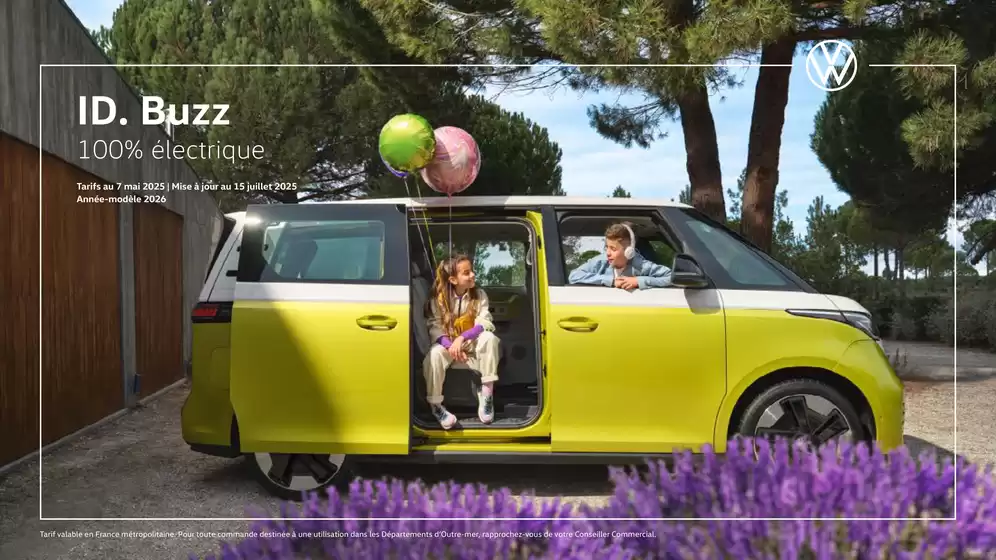 Catalogue Volkswagen à Aubenas | ID. Buzz | 2025-08-07T00:00:00.000Z - 2026-03-31T00:00:00.000Z
