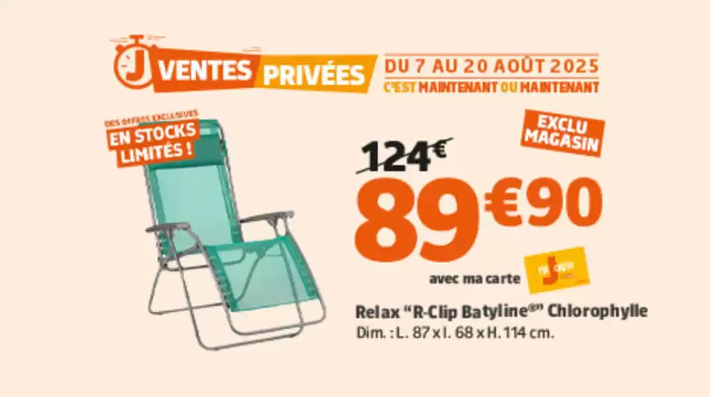 Profitez de nos avantages exclusifs !