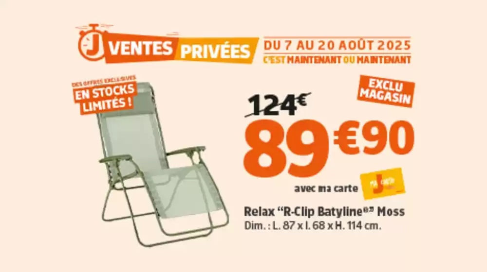 Profitez de nos avantages exclusifs !