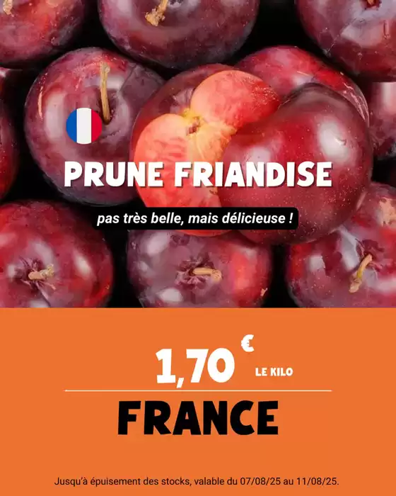 Les vacances se poursuivent, mais notre offre fruits et légumes de la semaine ne s'arrête jamais ! 