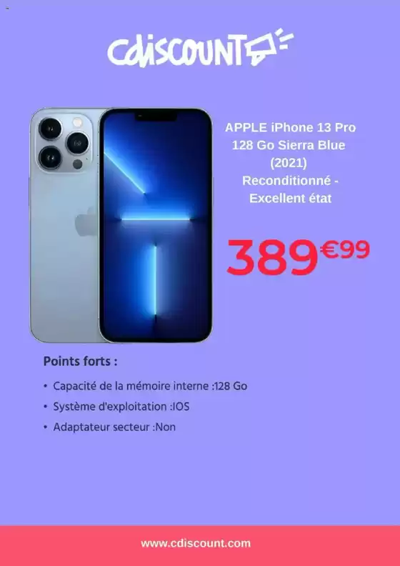 Alerte Cdiscount