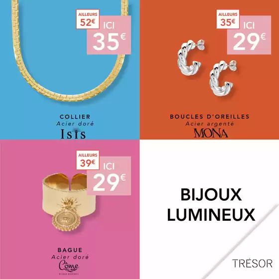 Catalogue Trésor Bijoux à Larmor-Plage | Bijoux Luminesux | 2025-08-08T00:00:00.000Z - 2025-08-15T00:00:00.000Z