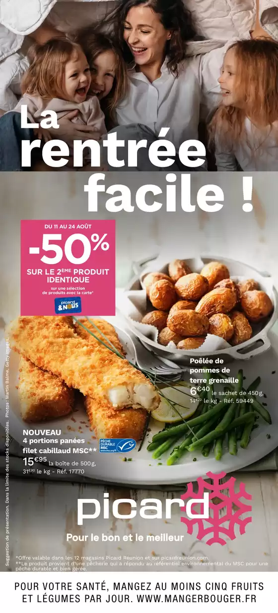 Catalogue Picard à Saints-Geosmes | La rentrée facile ! | 2025-08-11T00:00:00.000Z - 2025-08-24T00:00:00.000Z