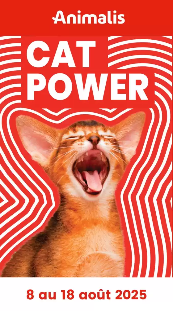 Catalogue Animalis à Courcelles-Chaussy | Cat power | 2025-08-11T00:00:00.000Z - 2025-08-18T00:00:00.000Z