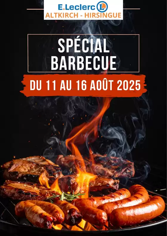 Catalogue E.Leclerc | Barbecue | 2025-08-11T00:00:00.000Z - 2025-08-16T00:00:00.000Z
