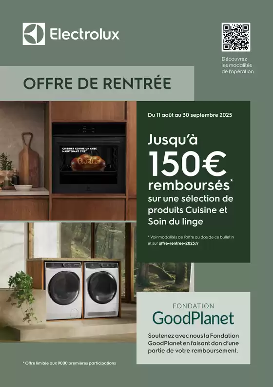 Catalogue Copra | Electrolux vous rembourse jusqu'à 150€ | 2025-08-11T00:00:00.000Z - 2025-09-30T00:00:00.000Z