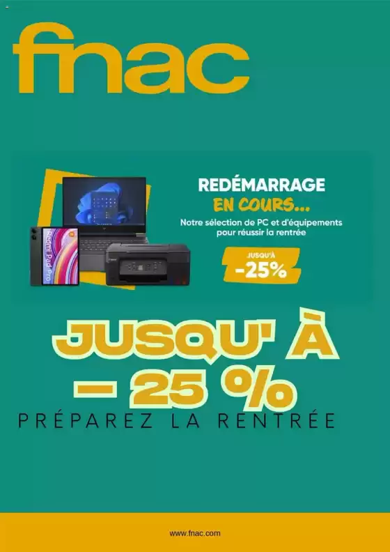 JUSQU' A -25% PRÉPAREZ LA RENTRÉE
