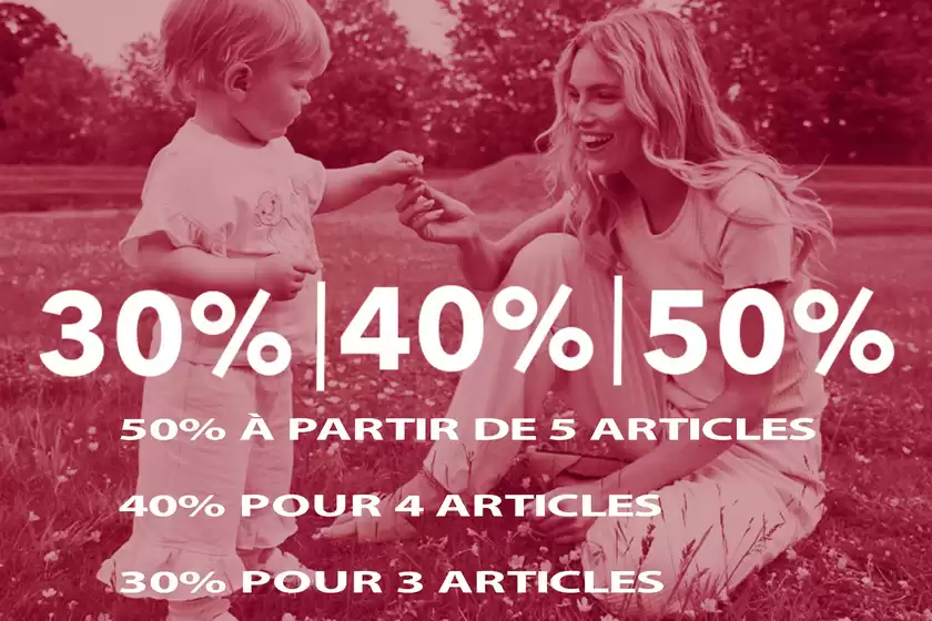 Promotion jusqu'à - 50%