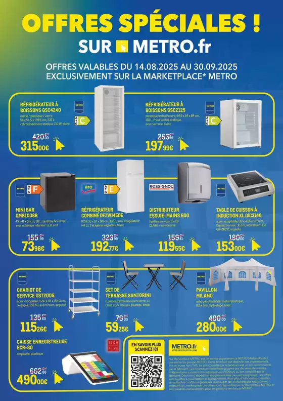 Catalogue Metro à Villeneuve-la-Garenne | Metro Offres Spéciales - Exclusivités Marketplace | 2025-08-14T00:00:00.000Z - 2025-09-30T00:00:00.000Z
