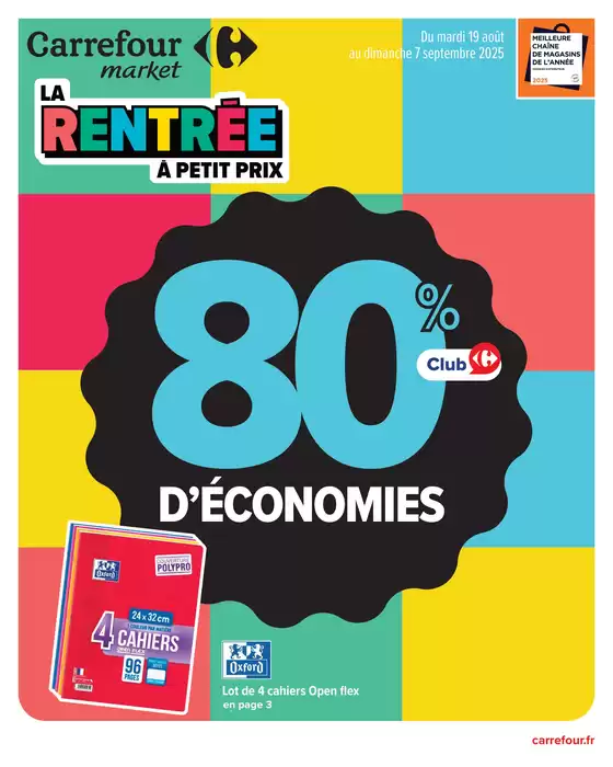 Catalogue Carrefour Drive à Naucelles | 80 % D'ÉCONOMIES | 2025-08-19T00:00:00.000Z - 2025-09-07T00:00:00.000Z