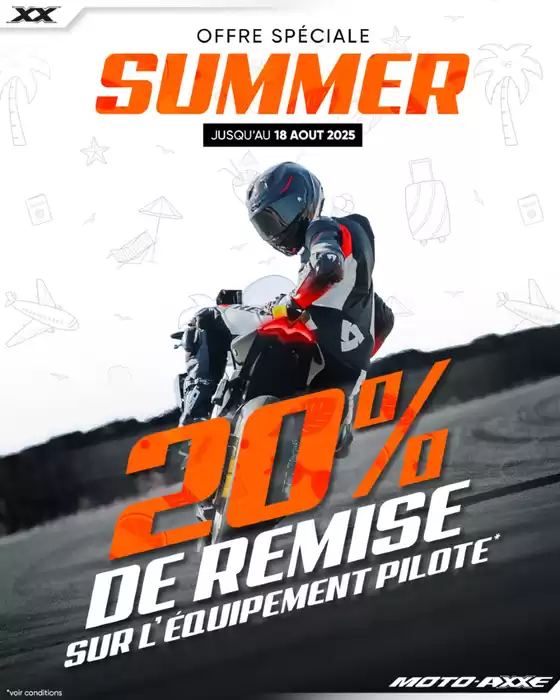 Une excellente occasion de renouveler votre équipement moto sans faire mal à votre budget !