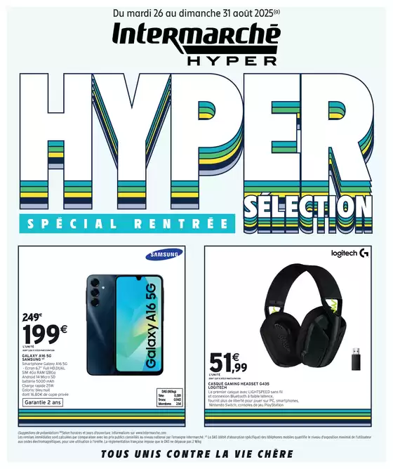 Catalogue Intermarché Hyper à Castelnaudary | EVE BOOST MULTIMEDIA RENTREE | 2025-08-26T00:00:00.000Z - 2025-08-31T00:00:00.000Z