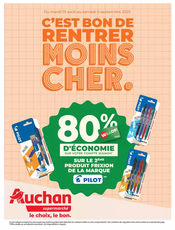 C’EST BON DE RENTRER MOINS CHER.