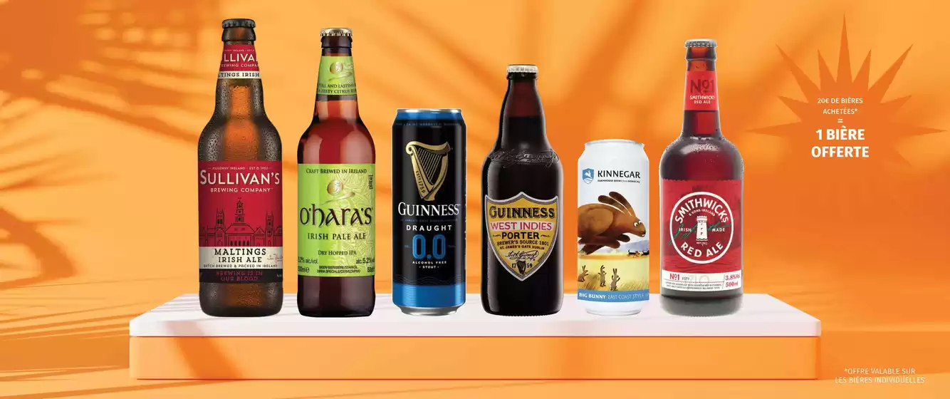 Catalogue Le Comptoir irlandais | Festival de la bière 2025 | 2025-08-18T00:00:00.000Z - 2025-09-07T00:00:00.000Z