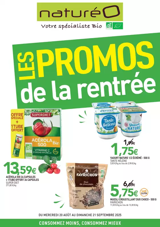 LES PROMOS de la rentrée