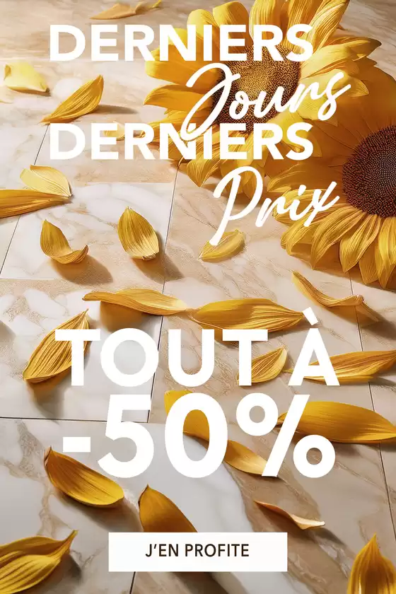 Derniers jours jusqu'à -50%