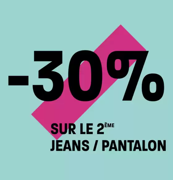 -30% sur le 2ème Femme et Homme