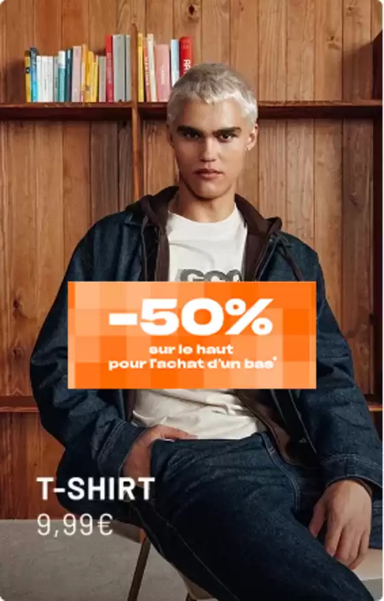 -50% sur le haut pour l'achat d'un bas
