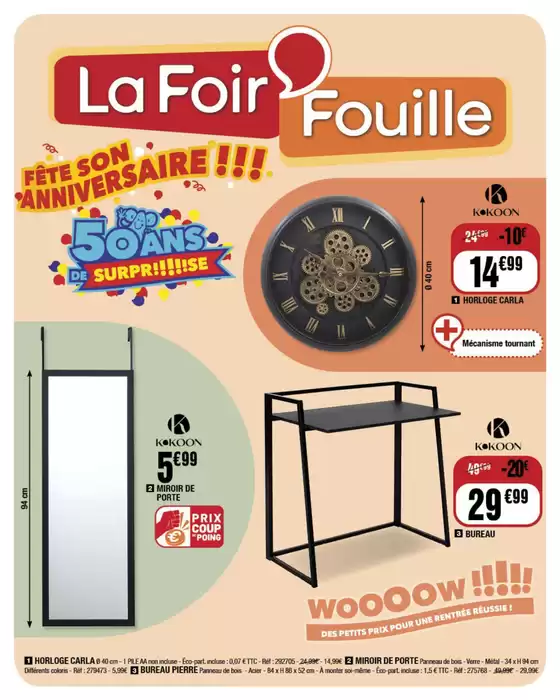 Catalogue La Foir'Fouille à Mérignac (Gironde) | Fête son anniversaire !!! | 2025-08-19T00:00:00.000Z - 2025-08-30T00:00:00.000Z