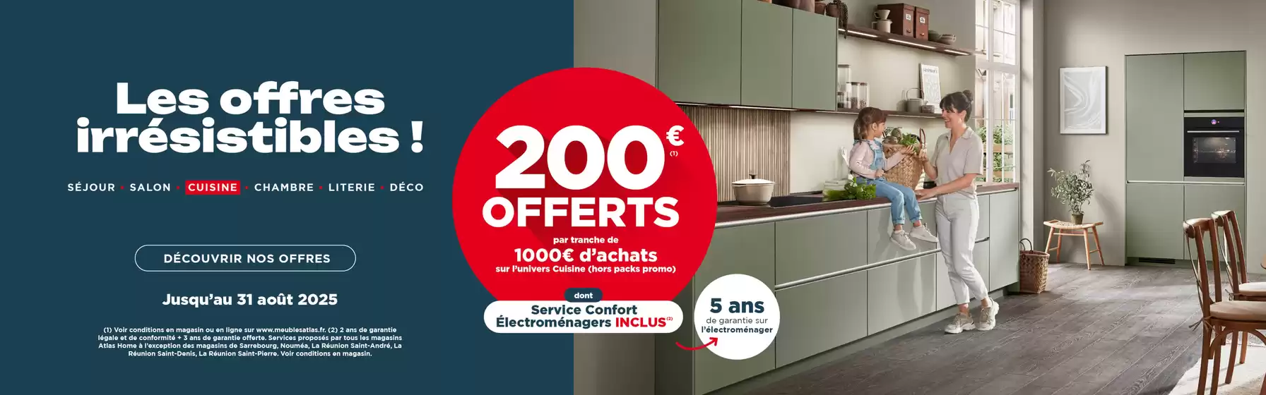 Les offres irrésistibles !
