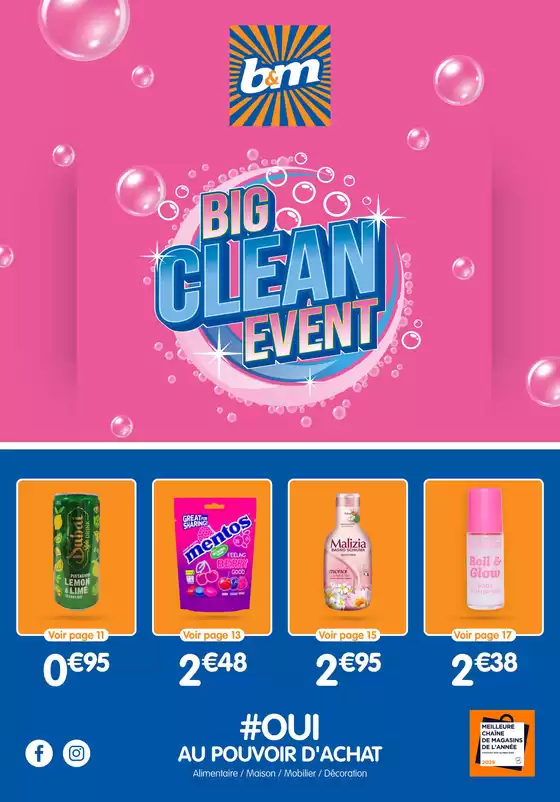 Catalogue B&M à Nice | Big Clean | 2025-08-20T00:00:00.000Z - 2025-09-16T00:00:00.000Z