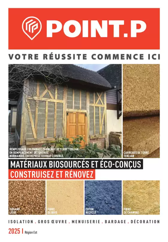 Catalogue Point P à Metz | Catalogue biosourcés Région Est | 2025-01-01T00:00:00.000Z - 2025-12-31T00:00:00.000Z