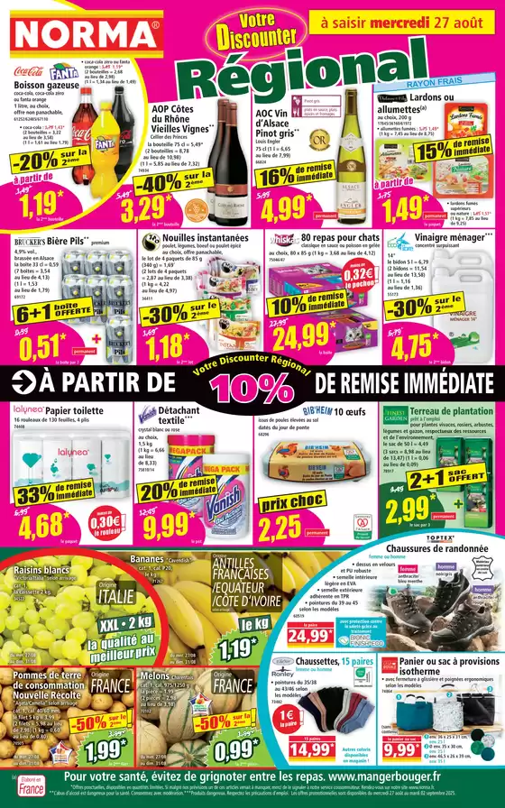 Catalogue Norma à Illies | À PARTIR DE -10 % SUR LA 2ÈME | 2025-08-27T00:00:00.000Z - 2025-09-02T00:00:00.000Z