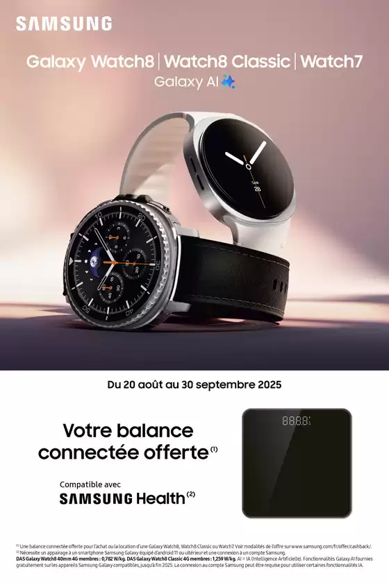 Catalogue MDA à Saint-Pierre-d'Oléron | Balance connectée offerte | 2025-08-20T00:00:00.000Z - 2025-09-30T00:00:00.000Z