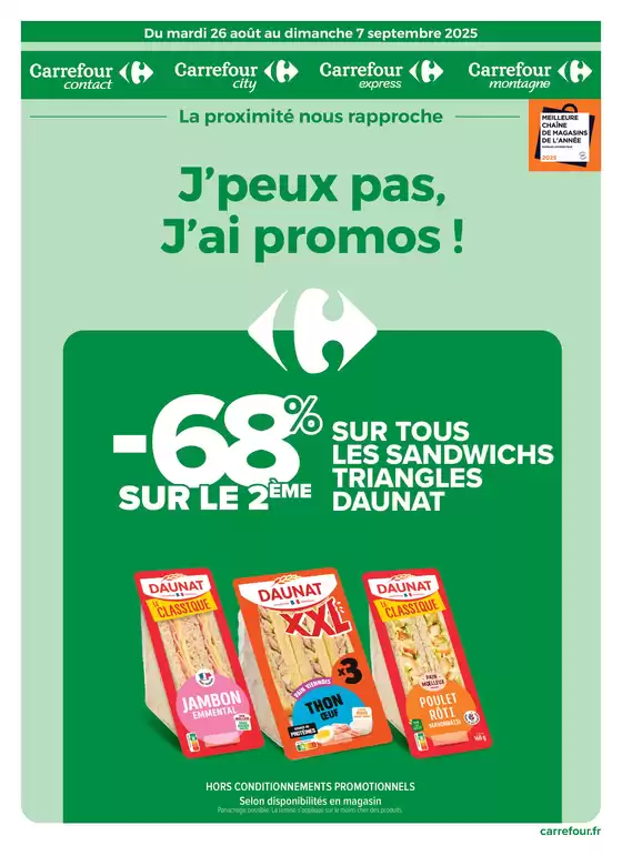 Catalogue Carrefour Drive à Uzès | J'PEUX PAS, J'AI PROMOS ! | 2025-08-26T00:00:00.000Z - 2025-09-07T00:00:00.000Z
