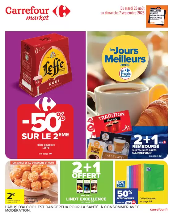 LES JOURS MEILLEURS AVEC LES PRODUITS CARREFOUR !