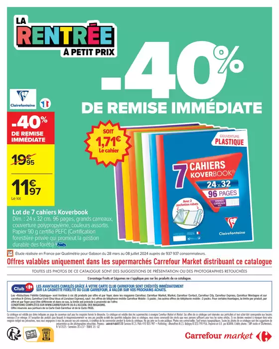 LES JOURS MEILLEURS AVEC LES PRODUITS CARREFOUR !