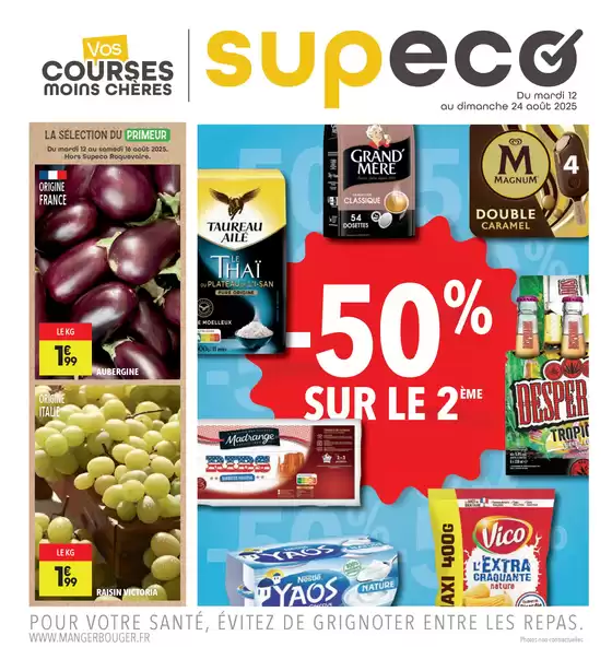 Catalogue Supeco à Lambres | -50% SUR LE 2EME | 2025-08-22T00:00:00.000Z - 2025-08-24T00:00:00.000Z