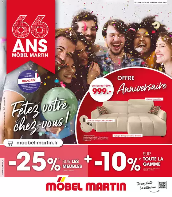 Offre anniversaire