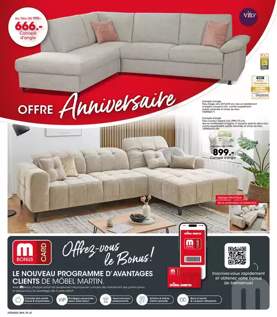 Offre anniversaire