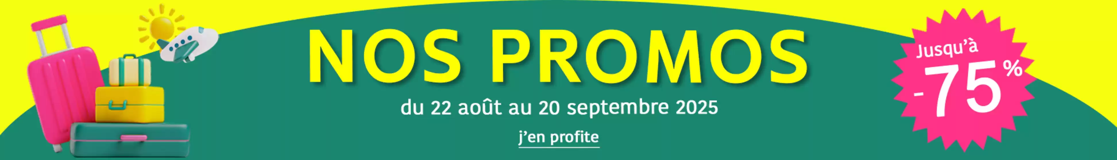 Nos promos jusqu'à -75%