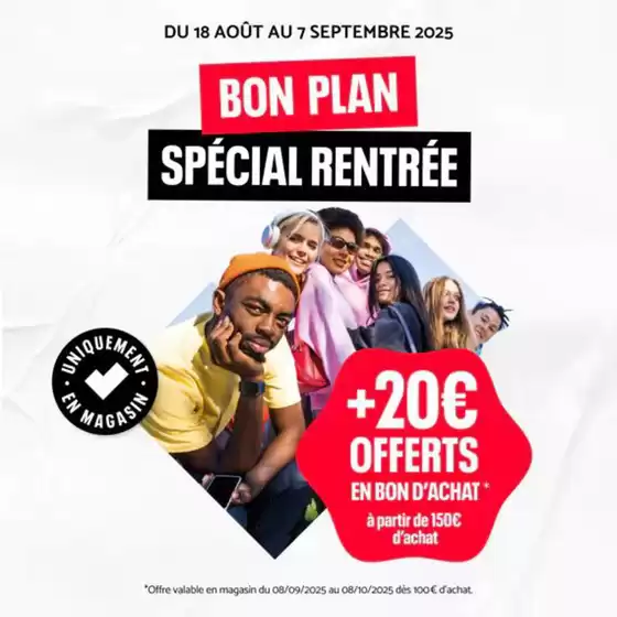BON PLAN SPÉCIAL RENTRÉE