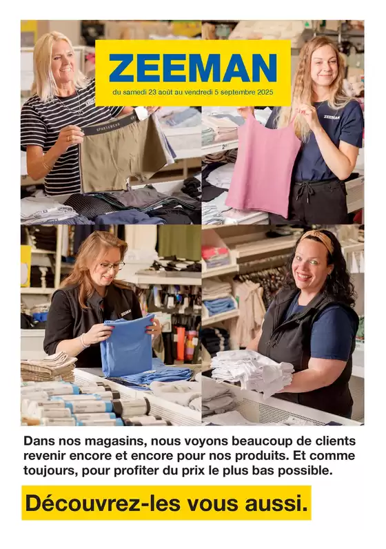 Le dépliant de cette semaine