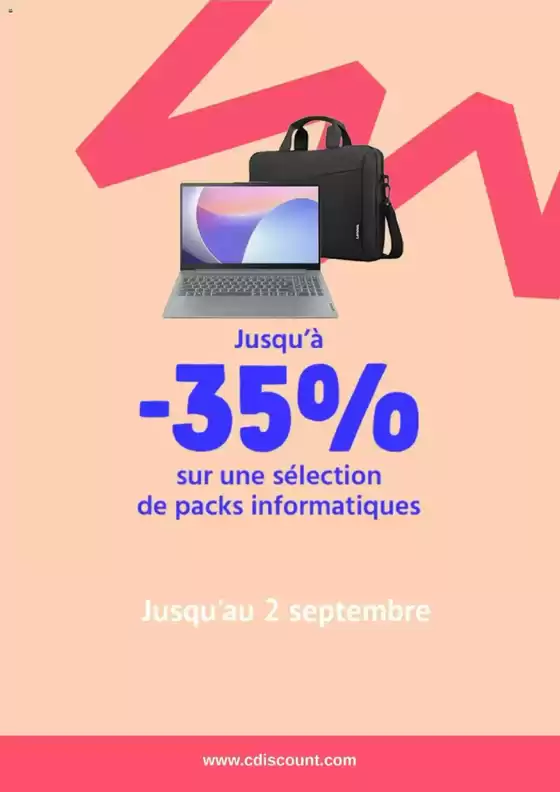 Jusqu'à -35% sur une sélection de packs informatiques