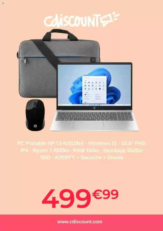 Jusqu'à -35% sur une sélection de packs informatiques