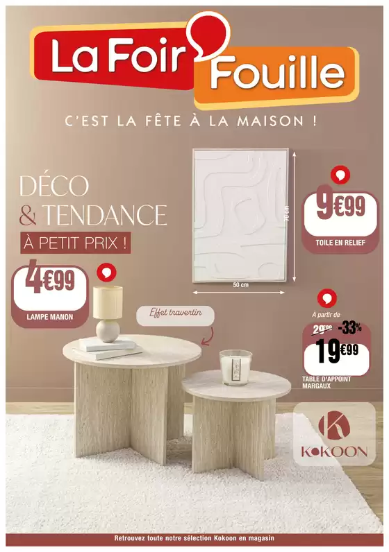 DÉCO & TENDANCE À PETIT PRIX!