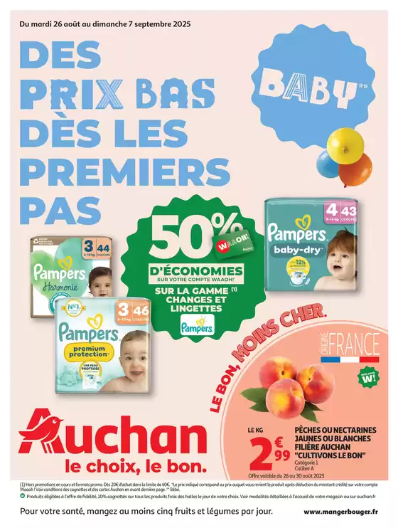Des prix bas dès les premiers pas